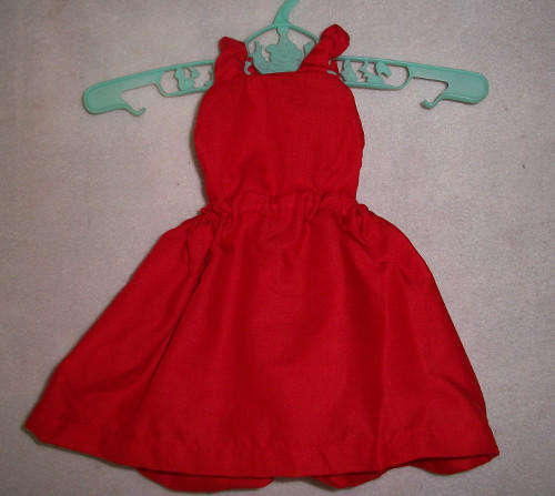 Build a bear red sun dress.