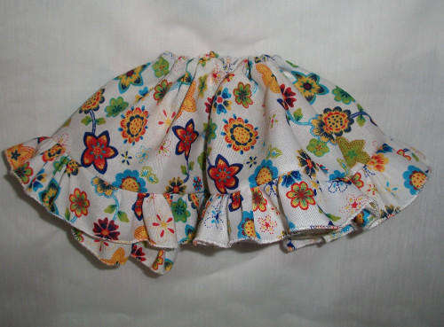 Build a bear floral skirt.