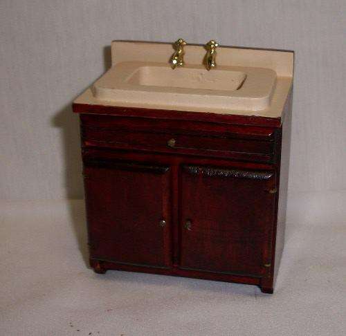 1/12 scale basib with cupboard