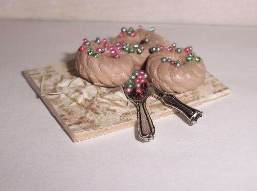 Kitchen platter with doughnuts!