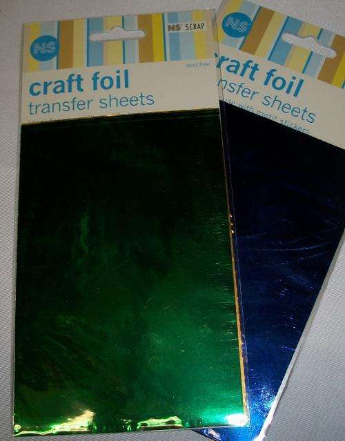 Craft foil, blue