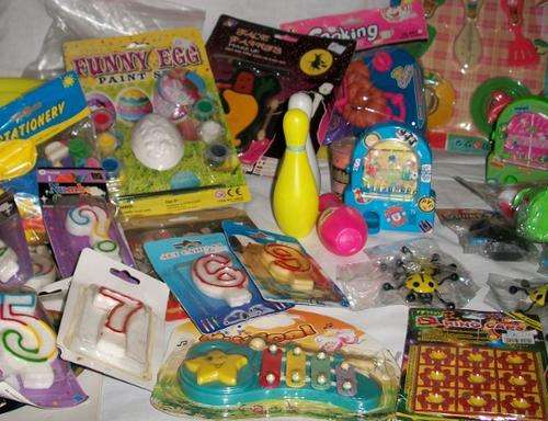 Kids toys and party lot from shop closure