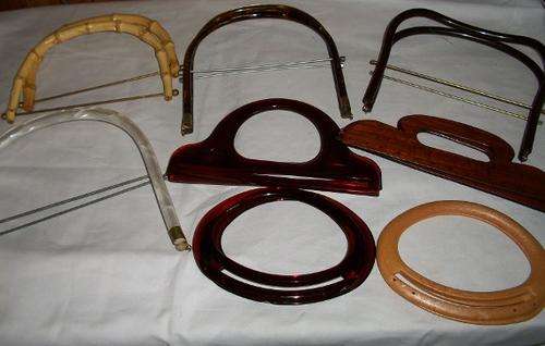 A selection of handles for bags