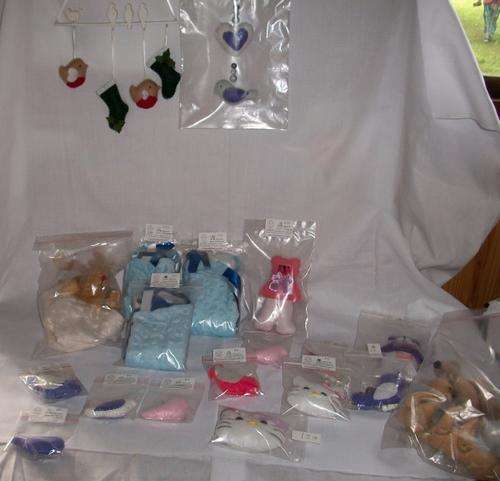 job lot of  baby, decor and craft items