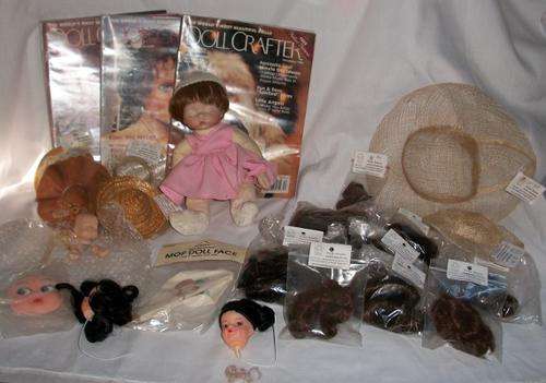 Porcelaine Doll craft lot