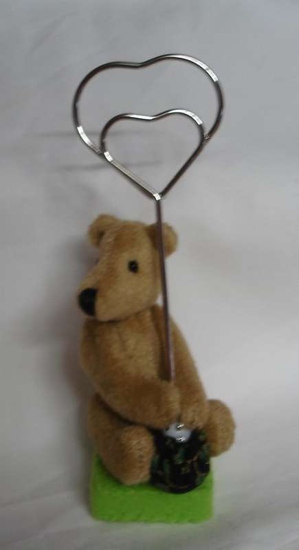 simple teddy memo holder