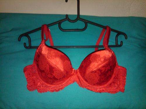 Matching Red Bra with G-String