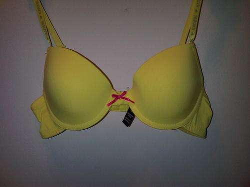 Pink And Yellow Kangol Bra Twin Pack
