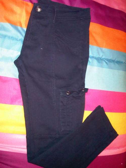 Navy Cargo Ankle Grazer Size 36