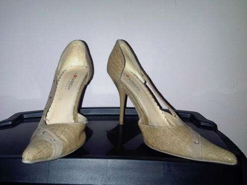 Beige Heels Size 8