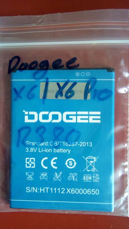 Doogee X6/X6 Pro Battery