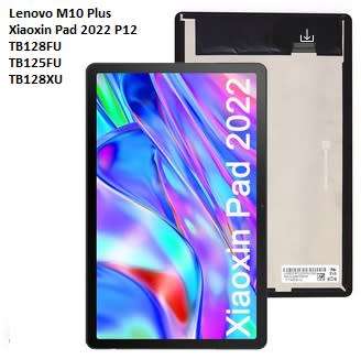 Lenovo M10 Plus TB128FU TB125FU TB128XU LCD Xiaoxin Pad 2022 P12 Screen
