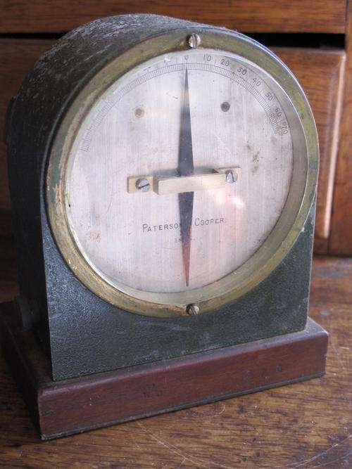 Galvanometer.Paterson & Cooper Instrument Makers,  London:  Circa 1890