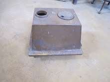 Antique COPPER One plate Wood & coal burning Stove