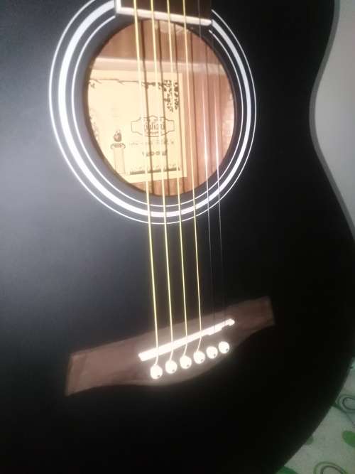 Giuliani  Rosen Series Acoustic Guitar Black Matte with Passive Pickup with Free Bag
