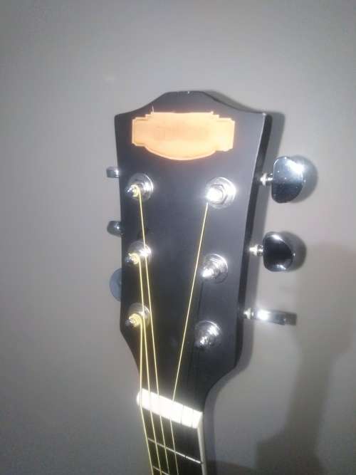 Giuliani  Rosen Series Acoustic Guitar Black Matte with Passive Pickup with Free Bag