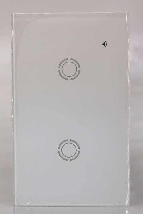 Smart 2 Gang WIFI Wall Light Switch - NEUTRAL CONNECTION REQUIRED - See product description