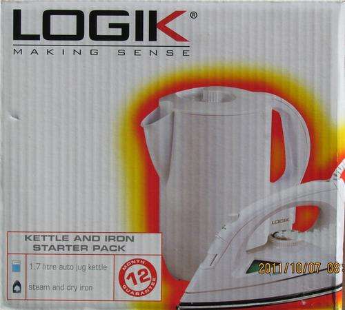 LOGIK KETTLE AND IRON COMBO PACK
