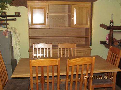 9 Piece Dining set ****** 6 SEATER, TABLE with 2 Piece BUFFET UNIT