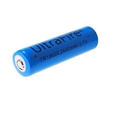 UtraFire Rechargeable Battery - 2400mAh 3.7V! - Fits Rechargeable Cree Torch & Lasers!