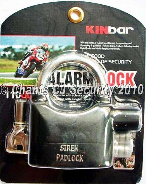 NEW! Alarm Siren Locks with Hardened Shackle
