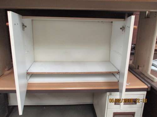 WHITE CUPBOARDS - VALUED AT R450.00