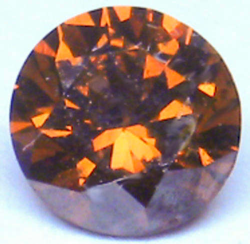 RARE PRIZE-  0.38CT CERTIFIED BRILLIANT FANCY ORANGE DIAMOND!