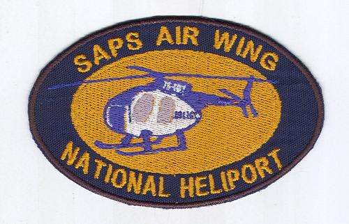 SAPS Air Wing National Heliport Patch