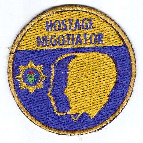 Police Hostage Negotiator Patch