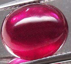 FABULOUS...1.65 CTS ... BLOOD RED RUBY CABOCHON!!