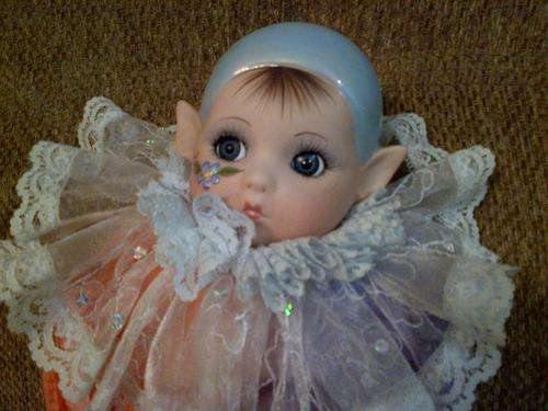 Hand Made Porecelain Clown Pixi