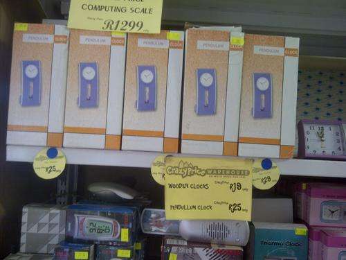 Assorted clocks