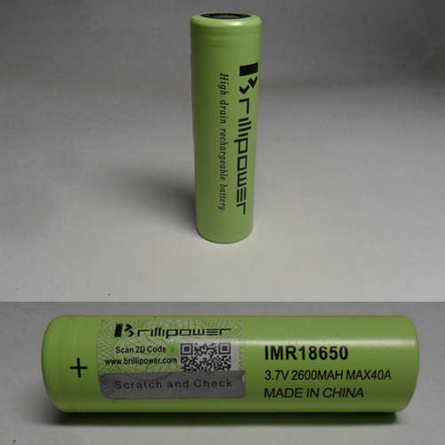18650 High Drain Rechargeable Battery 40A 2600mah