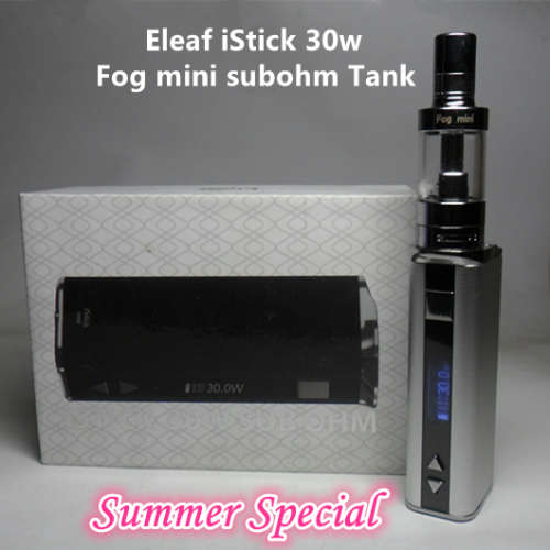 Box E-cigarette Eleaf iStick 30W Subohm Fog Mini Tank Starter Pack