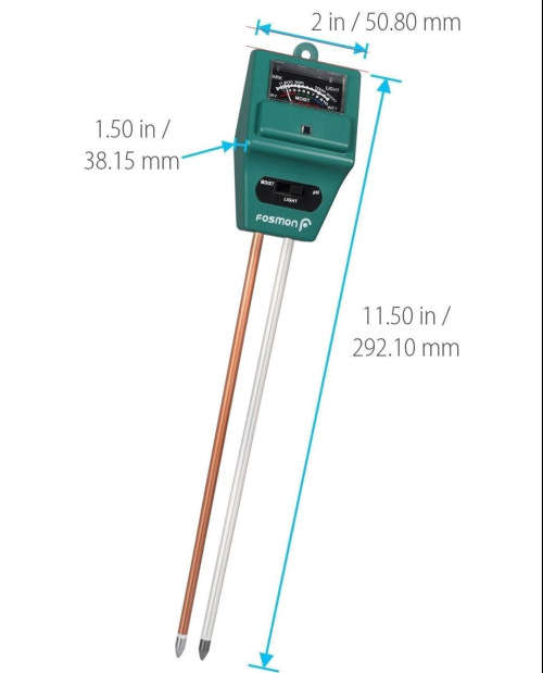 3 in 1 Soil Moisture, PH and Light Detector