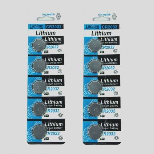 Button Lithium Batteries (Coin Battery, CR2032, Min. 5 batteries to take, afterwards @R5)