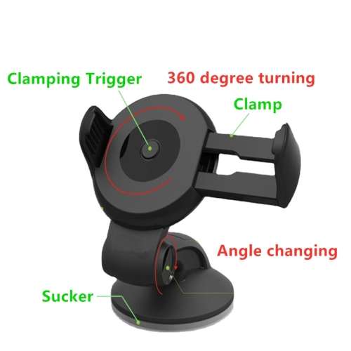 Cellphone Car Mount (Sucker Type, Any Surface)
