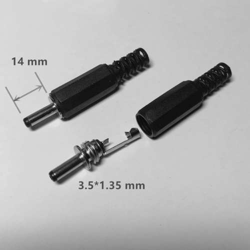 DC head 3.5*1.35 mm (Soldered for Cable of Adapter and Charger)