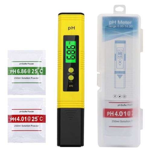 Back-light PH Testing Meter - Latest Upgraded with ATC - Accuracy 0.01