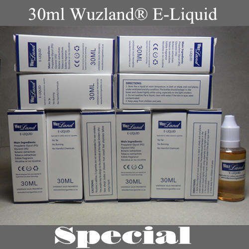 Wuzland 70 Flavors E-liquid E-juice for E-Cigarettes (Buy 10x30ml)