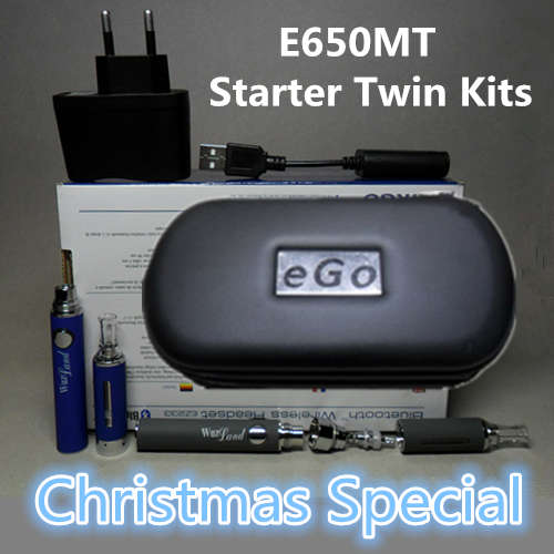 Christmas Special! Wuzland Electronic Cigarettes E650MT Evod Starter Twin Kits