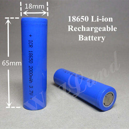 18650 Li-ion Rechargeable Battery