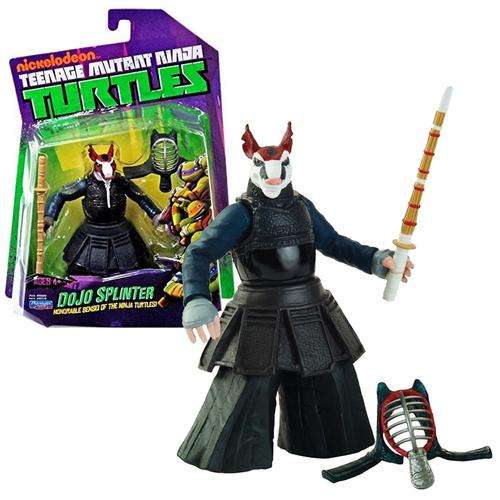 Teenage Mutant Ninja Turtles - DOJO SPLINTER Action Figure with Kendo Helmet and Shinai Sword