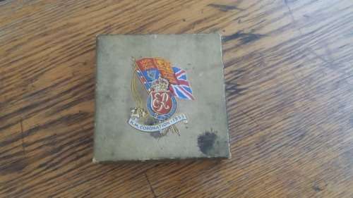 British Coronation Coasters Glass 1953