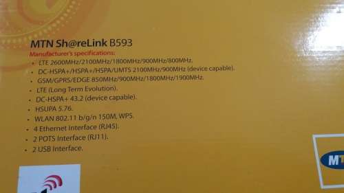 MTN Sharelink B593 Router LTE Router