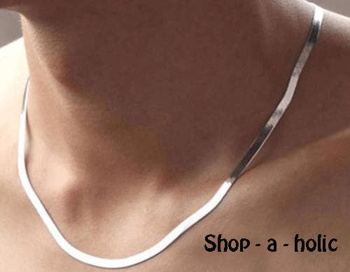 ***NEW ARRIVAL ~ FLAT SNAKE CHAIN 45 CM***