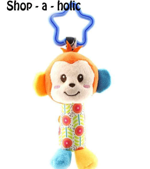 ***  BABY ~ 18.5 CM  PLUSH  HANGING MONKEY TOY ***