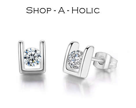 ***INTERNATIONALLY DESIGNED - 0.50 CARAT AUSTRIAN CRYSTAL S925 STUDS ***