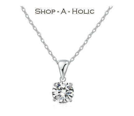 *** XMAS GIFT IDEA: 3 CARAT SIM DIAMOND 4 CLAW PENDANT NECKLACE - S925 ***