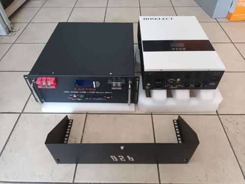 !Sale!Combo speci5.5KW 48V hoselect Parallel inverter with a 51V 100AH 5.1KWH Easton Lifepo4 battery